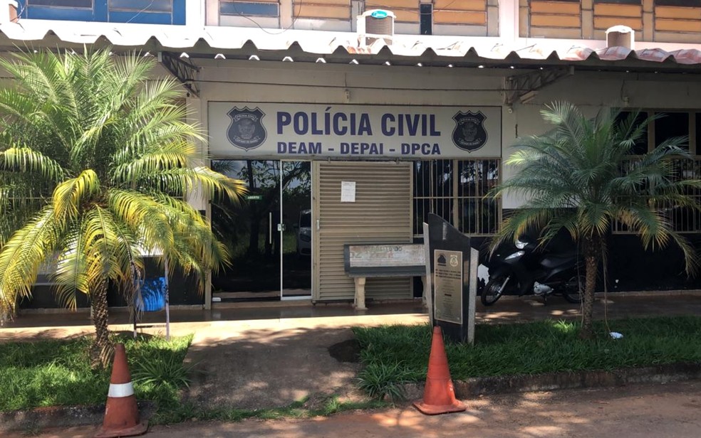 Delegacia em Senador Canedo — Foto: Matheus Gomes Mendonça Noleto/Polícia Civil