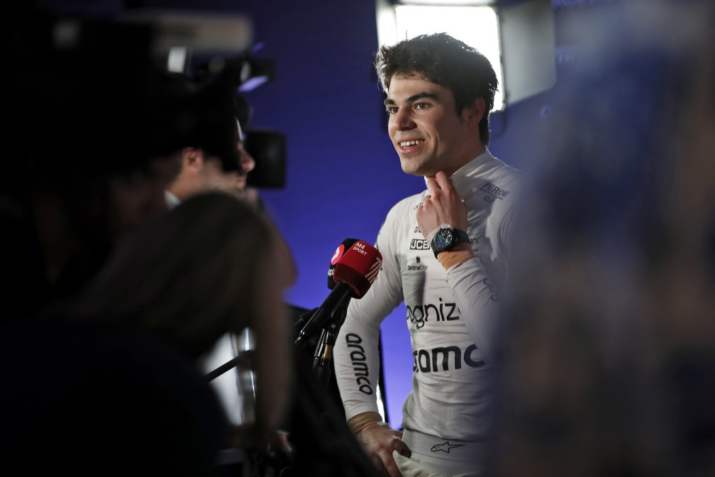 Lance Stroll terminou na sexta posição do GP do Bahrein, abertura da temporada 2023 da F1 — Foto: Zak Mauger/Aston Martin