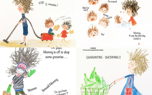 Mae Ilustra Dificuldades Da Quarentena Com Quatro Filhos Revista Crescer Rotina