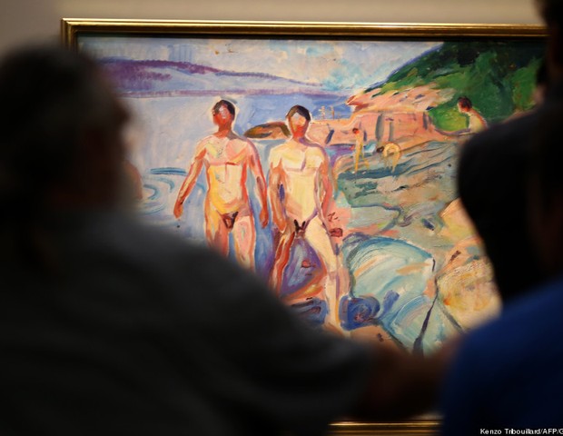 Quadro de Munch no Museu d'Orsay (Foto: reprodução)