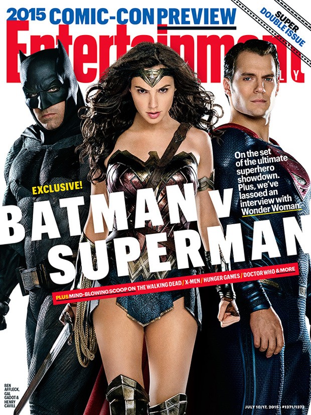 'Entertainment Weekly' traz filme 'Batman vs Superman: A Origem da Justiça' como matéria de capa  (Foto:  Divulgação/'Entertainment Weekly')