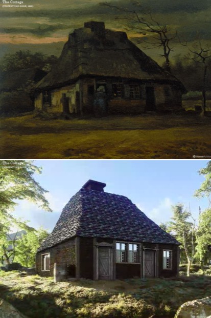 Vincent Van Gogh, The Cottage, 1885 (Foto: Reprodução / HomeAdvisor)