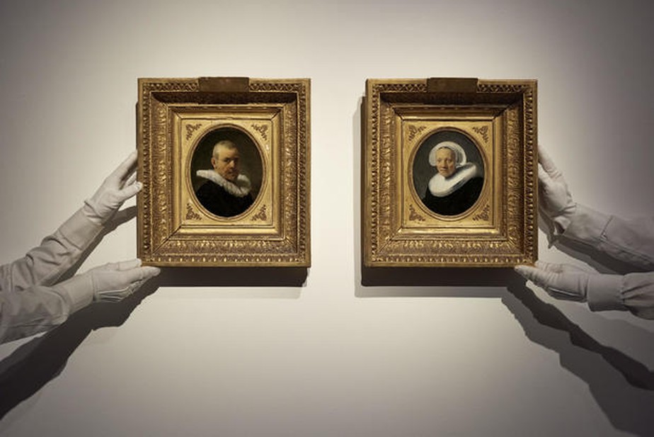 Retratos não apareciam em público há quase 200 anos