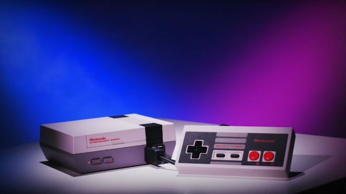 NES Classic tem o mesmo visual do original, mas em tamanho mini (Foto: Divulgação/Nintendo)