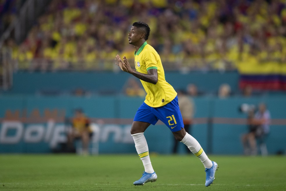 Bruno Henrique esteve na &uacute;ltima lista de Tite &mdash; Foto: Lucas Figueiredo/CBF