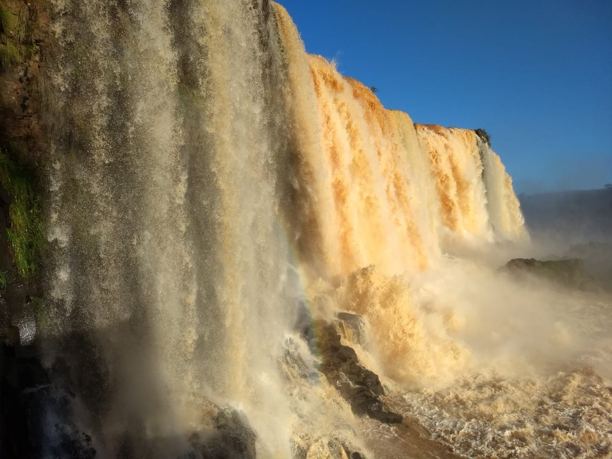 Vazão Das Cataratas Do Iguaçu Aumenta E Muda Paisagem Após Período De Estiagem Veja Fotos 1366