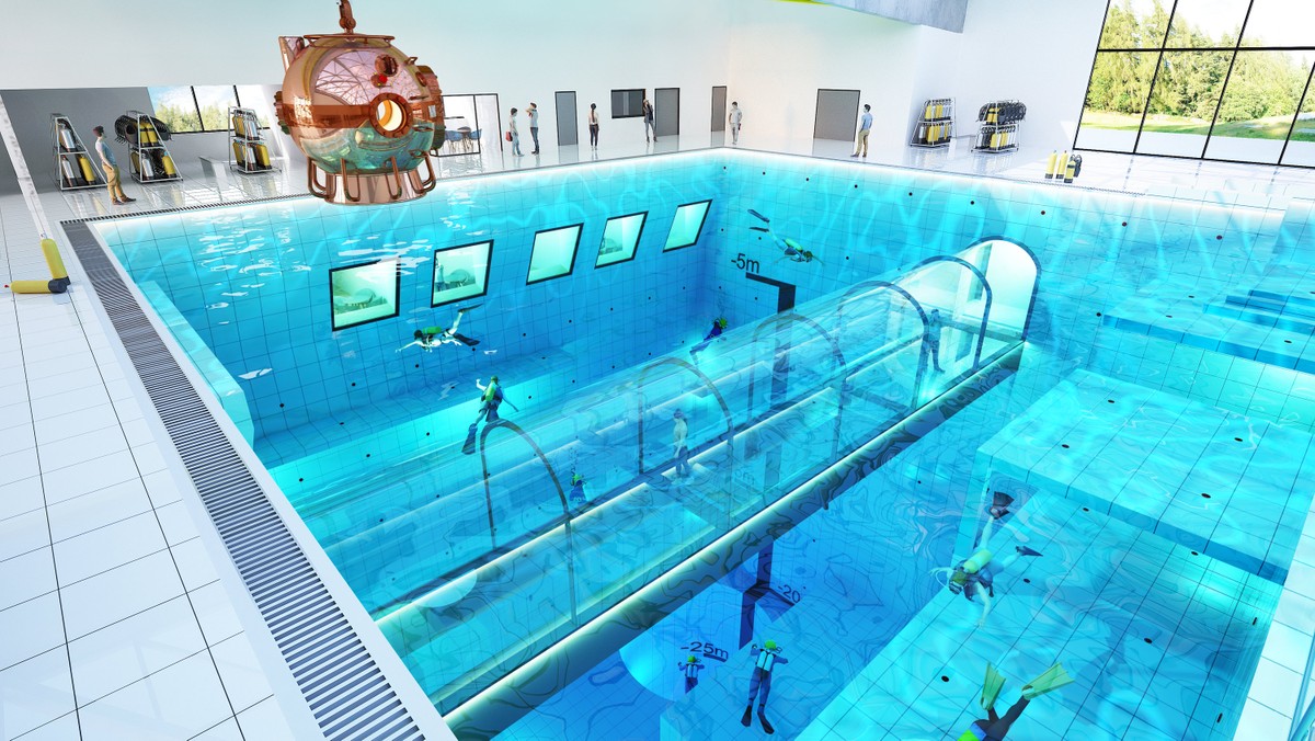 Poloneses Constroem Piscina Mais Funda Do Mundo Mundo G1