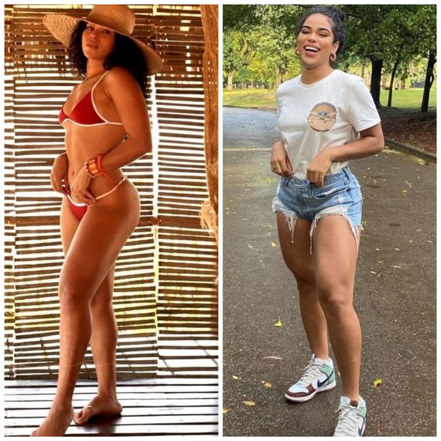 Elana Valenária: antes e depois (Foto: Instagram)