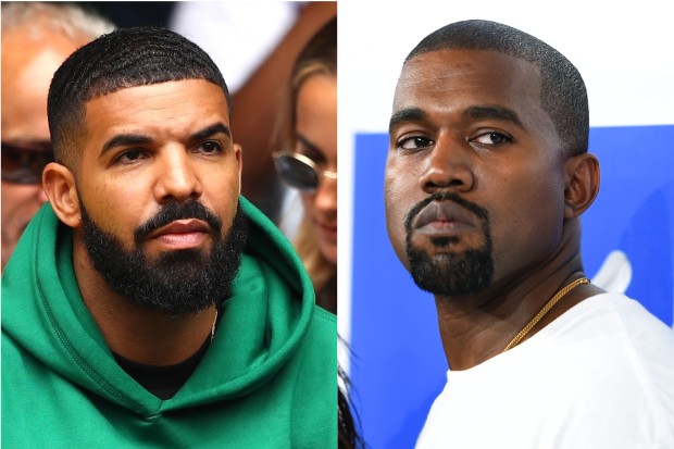Drake e Kanye West (Foto: Getty Images/Reprodução)