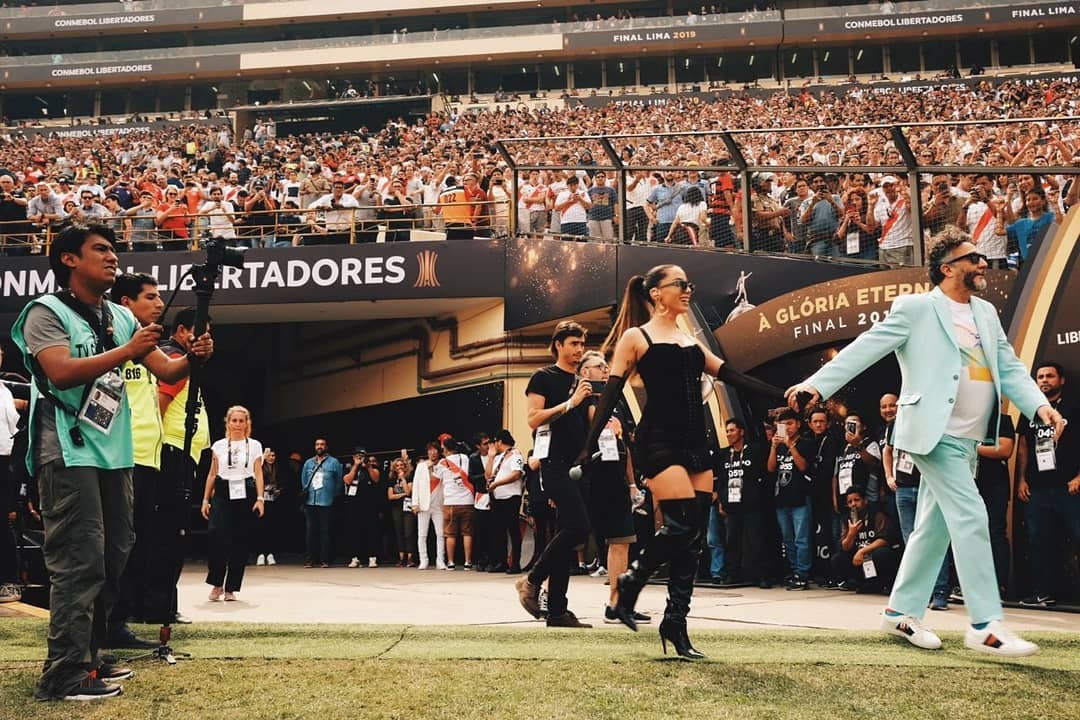 Anitta na final da Copa Libertadores da América (Foto: Reprodução/Instagram)