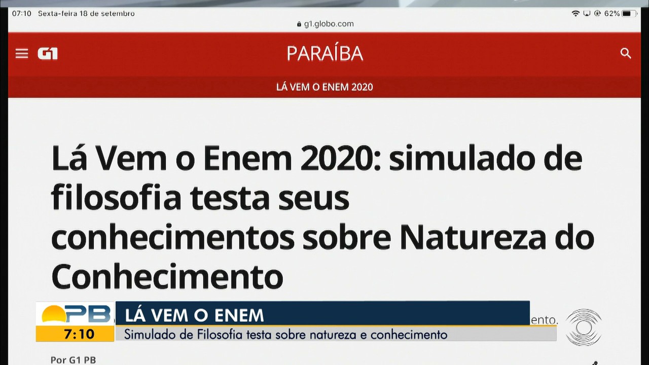 Lá Vem o Enem 2020: Teste seus conhecimentos sobre Natureza do Conhecimento
