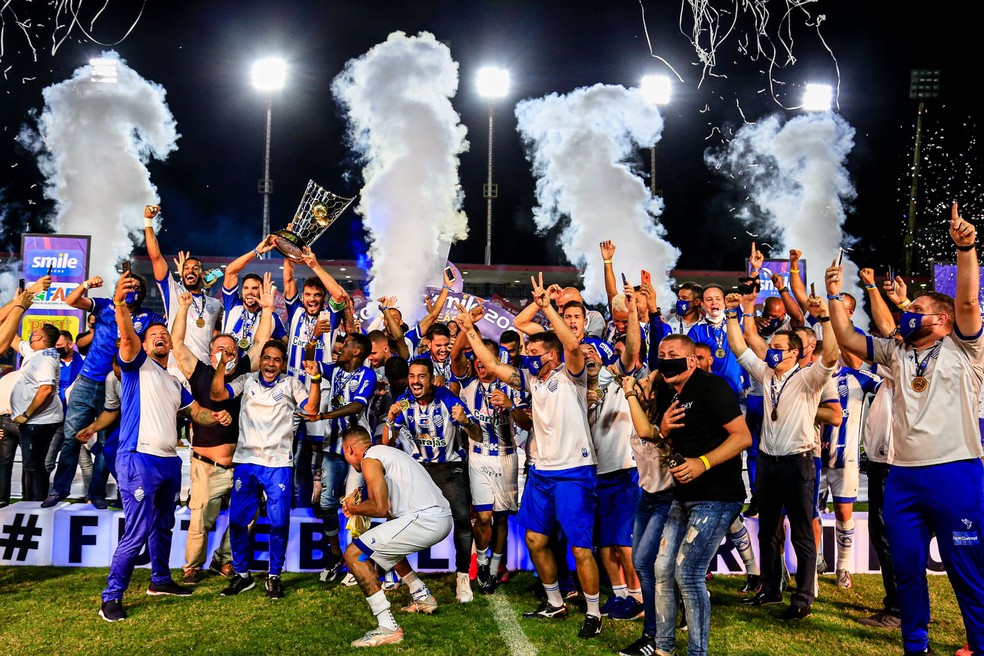 CSA comemora o 40º título alagoano em 2021 — Foto: Ailton Cruz/Gazeta de Alagoas