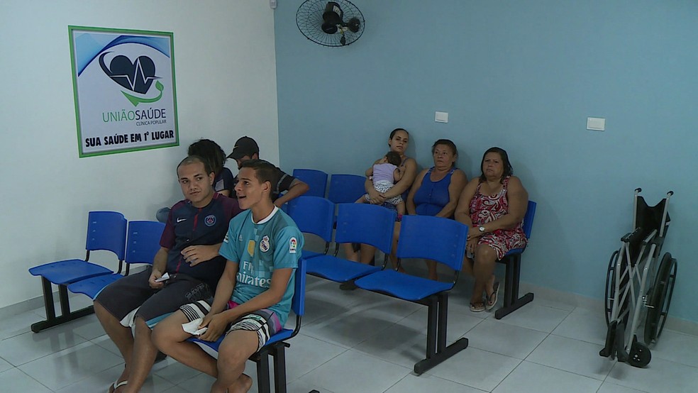 A Clínica Popular União Saúde, na Zona Oeste do Recife, foi projetada pela empresa Poli Júnior, de alunos de engenharias da UPE (Foto: Reprodução/TV Globo)