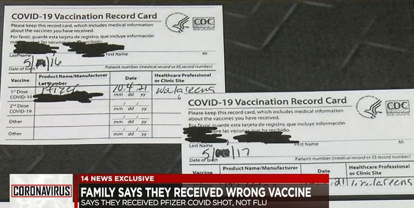 Cartões de vacinação das crianças (Foto: Reprodução/14news)