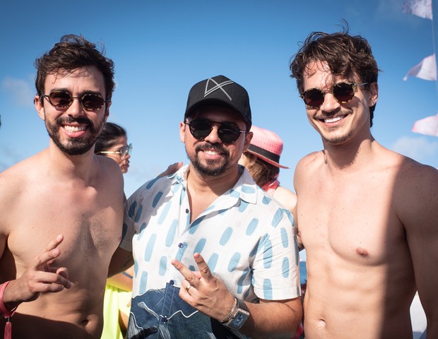 Rafael Lobo, Xand Avioes e Victor Carvalheira (Foto: Ariel Martini/Divulgação)