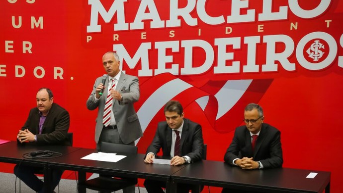 Marcelo Medeiros oficializa campanha  (Foto: Marcos Nagelstein / Agência Freelancer / DVG)