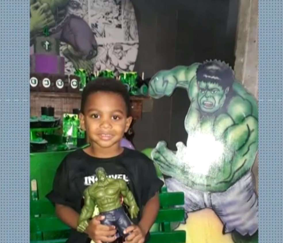 Menino Enzo, 4 anos, morre na própria festa de aniversário — Foto: Reprodução