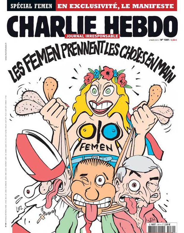 femen 620 (Foto: Reprodução/Facebook Charlie Hebdo)