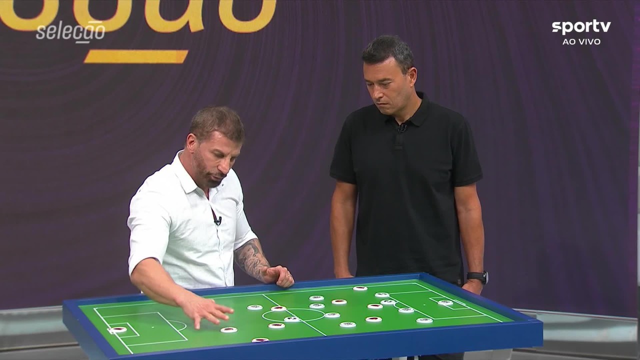 Flamengo x Vasco: Pedrinho analisa esquemas apresentados pelas equipes na mesa t&aacute;tica