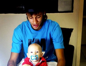 Reprodução twitter Neymar davi lucca  (Foto: Reprodução / Twitter)