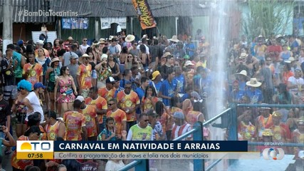 Confira as programações de carnaval em Natividade e Arraias