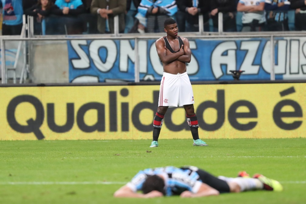 Gol, Lincoln, Gr&ecirc;mio x Flamengo (Foto: Gilvan de Souza/Flamengo)