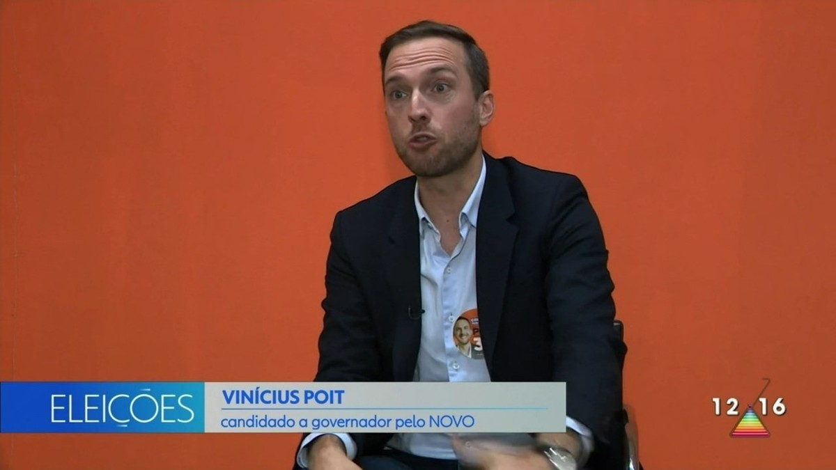 Link Vanguarda exibe entrevista com Vinicius Poit, candidato do Novo ao governo de SP