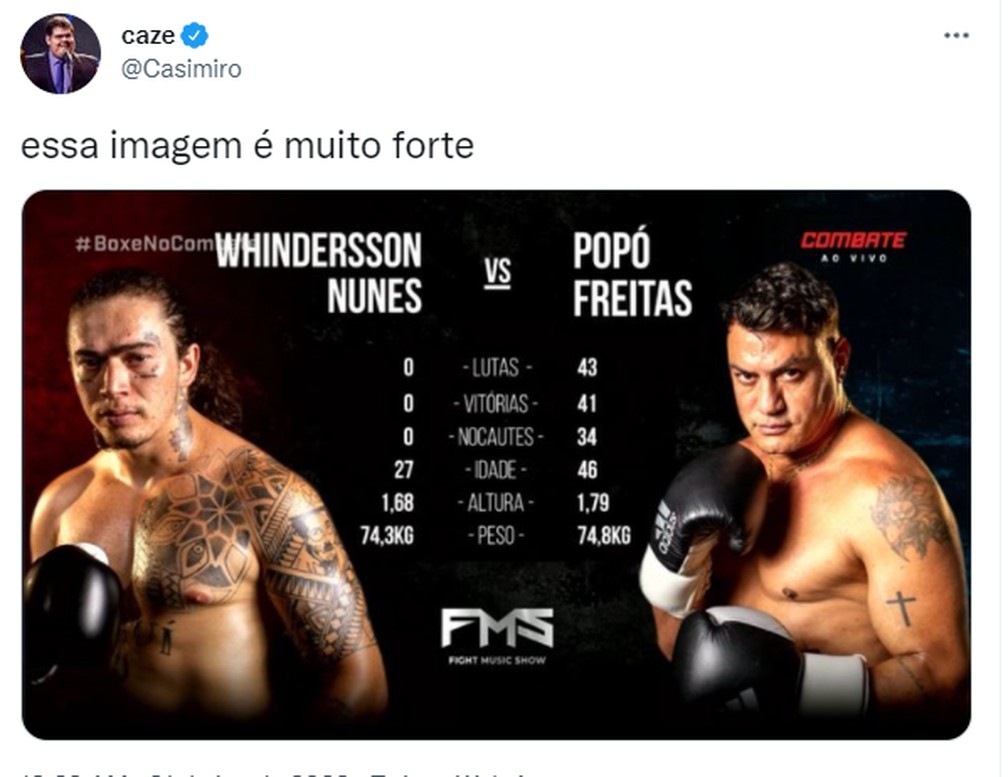 Whindersson x Popó, memes — Foto: Reprodução/Twitter 