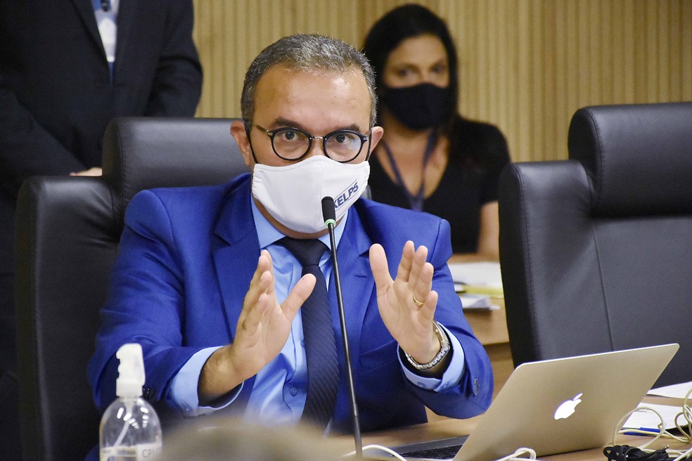 Presidente da CPI da Covid no RN, deputado estadual Kelps Lima(SD) — Foto: Eduardo Maia/ALRN
