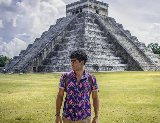 Igor Fernandez durante viagem ao México na pandemia (Foto: Reprodução/Instagram)