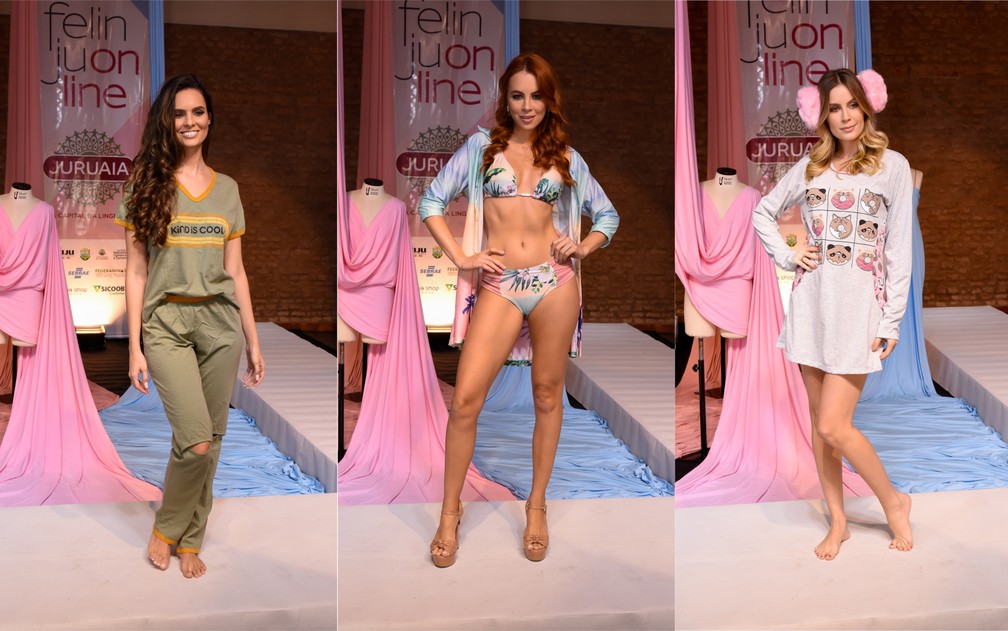 Felinju Online 2020 apresenta novidades da moda íntima de Juruaia — Foto: Reginalva Fotografias