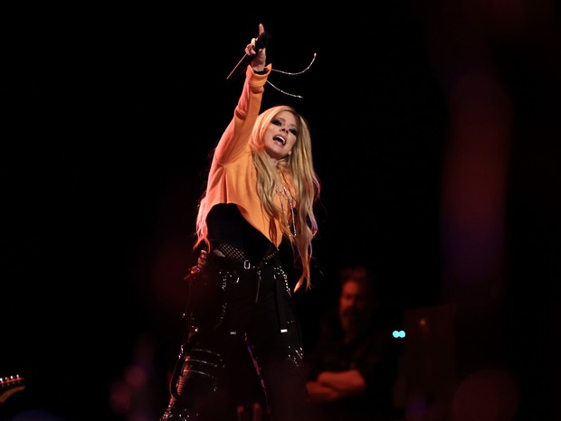 Avril Lavigne faz show em São Paulo (Foto: Manuela Scarpa/ Brazil News)