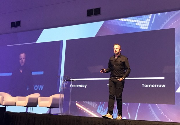 Patrick Van Der Pijl, CEO do Business Models Inc, durante a Conferência ANPEI de Inovação 2019 (Foto: Época NEGÓCIOS)