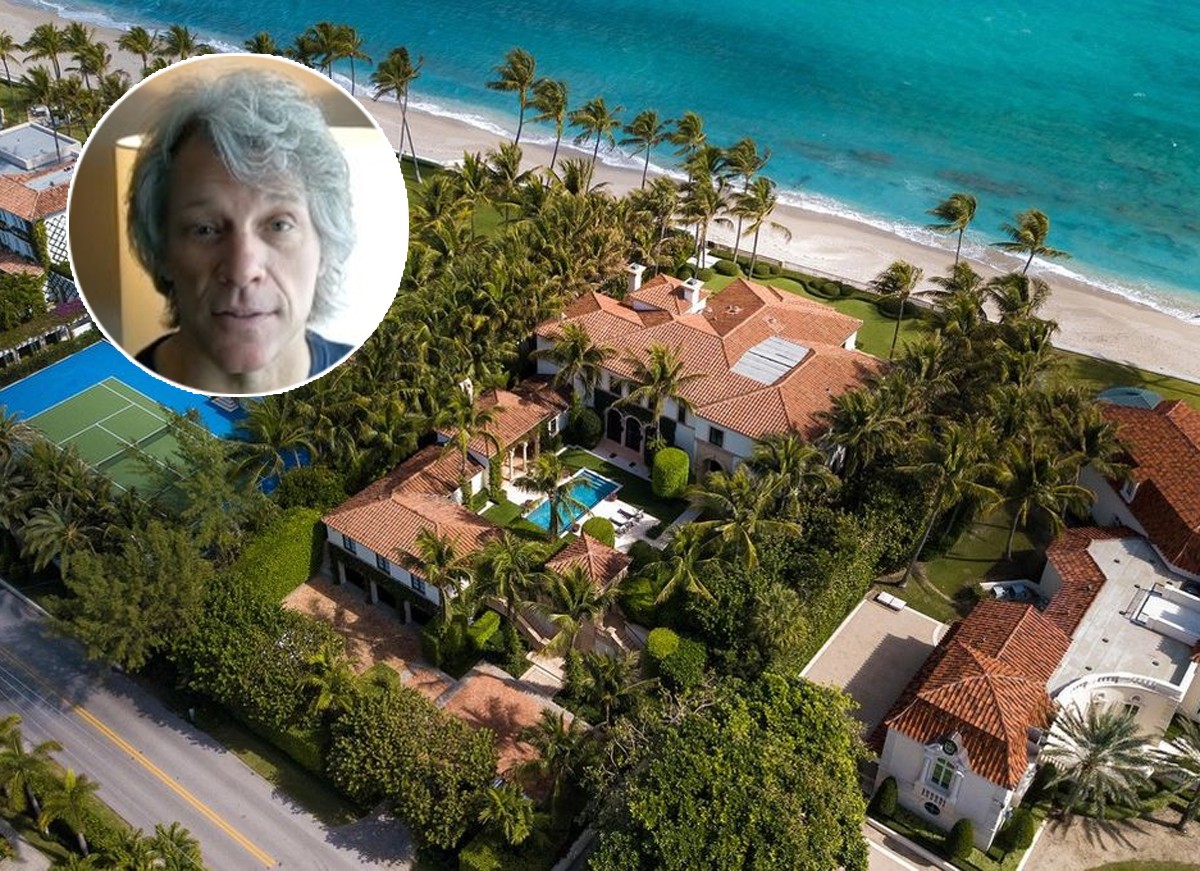 Bon Jovi compra mansão de R$ 228,5 milhões em Palm Beach (Foto: Reprodução / Instagram e Realtor)