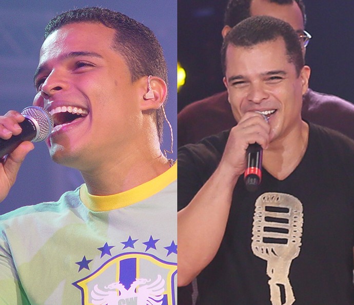 Adelmo Casé em 2012 no 'Fama' e no palco do 'SuperStar' (Foto: TV Globo/Isabella Pinheiro/Gshow)