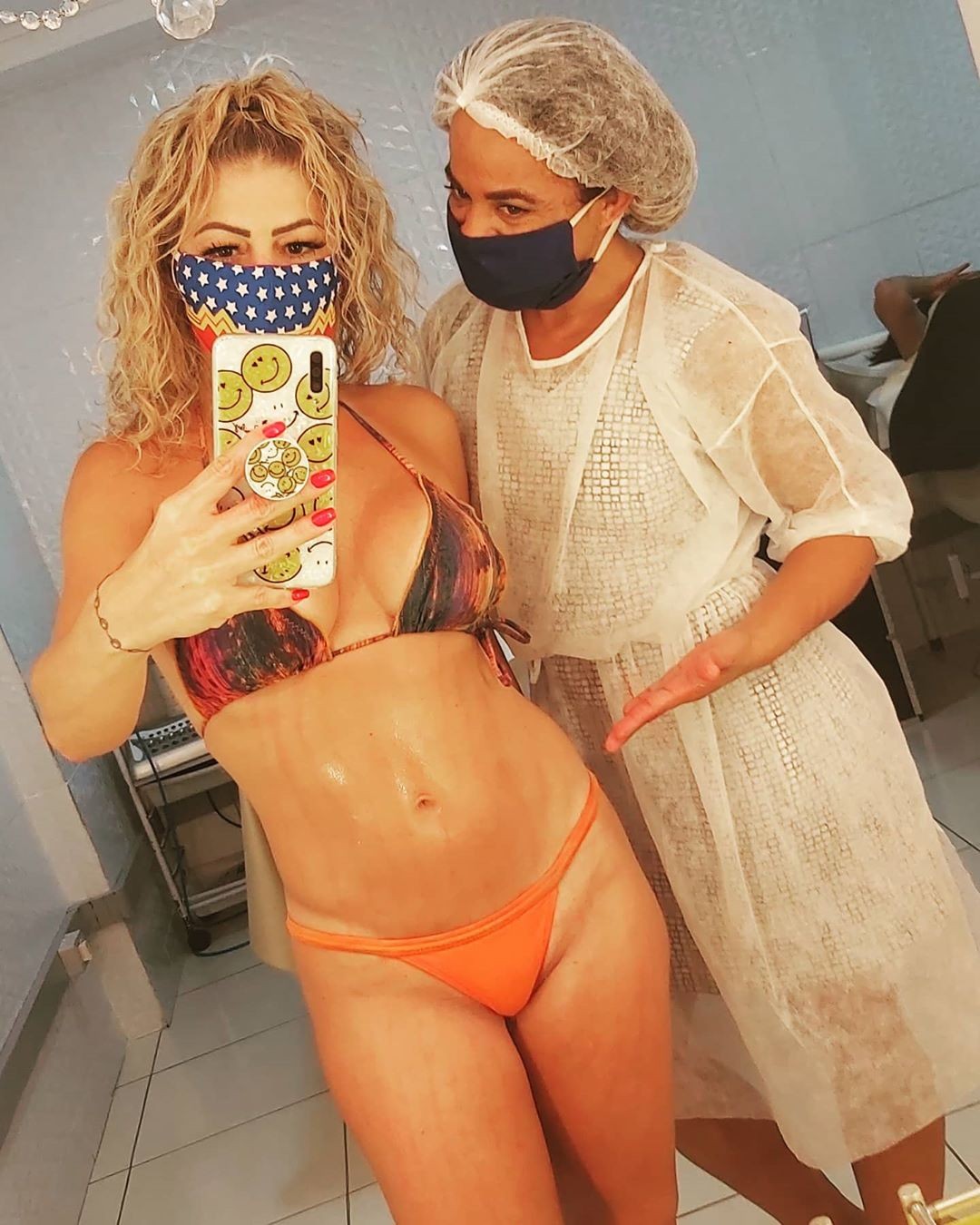 Cátia Paganote aproveita quarentena para fazer procedimentos estéticos (Foto: Reprodução/Instagram)