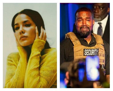 Halsey e Kanye West (Foto: Instagram/Getty Images)