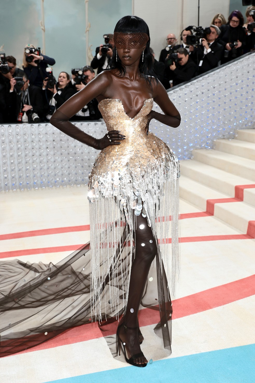 Anok Yai no MET Gala 2023 — Foto: Getty Images