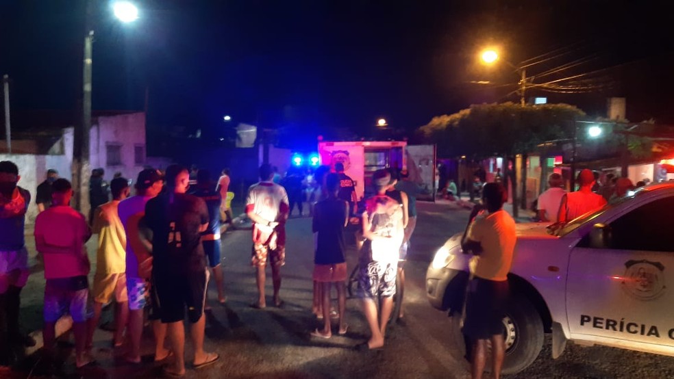 Dois jovens foram mortos em intervalo de meia hora em Macaíba — Foto: Sérgio Henrique Santos/Inter TV Cabugi
