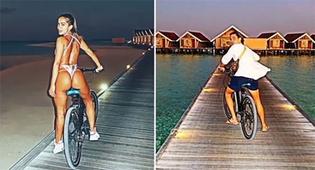 Posts de Anita x Gabriel nas Maldivas (Foto: Reprodução/ Instagram)