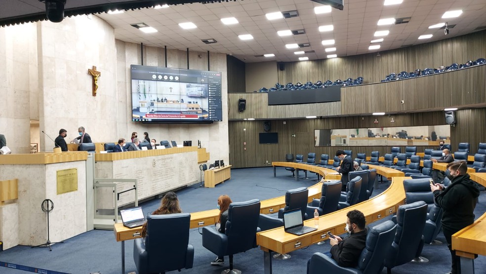 Câmara Municipal de SP prestes a iniciar nova sessão da CPI da Prevent nesta quinta-feira (21) — Foto: Rodrigo Rodrigues