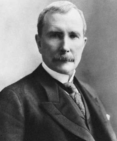 John D. Rockefeller, empresário que, inspirado por Andrew Carnegie, instituiu a prática da filantropia nos EUA (Foto: Wikimedia Commons)
