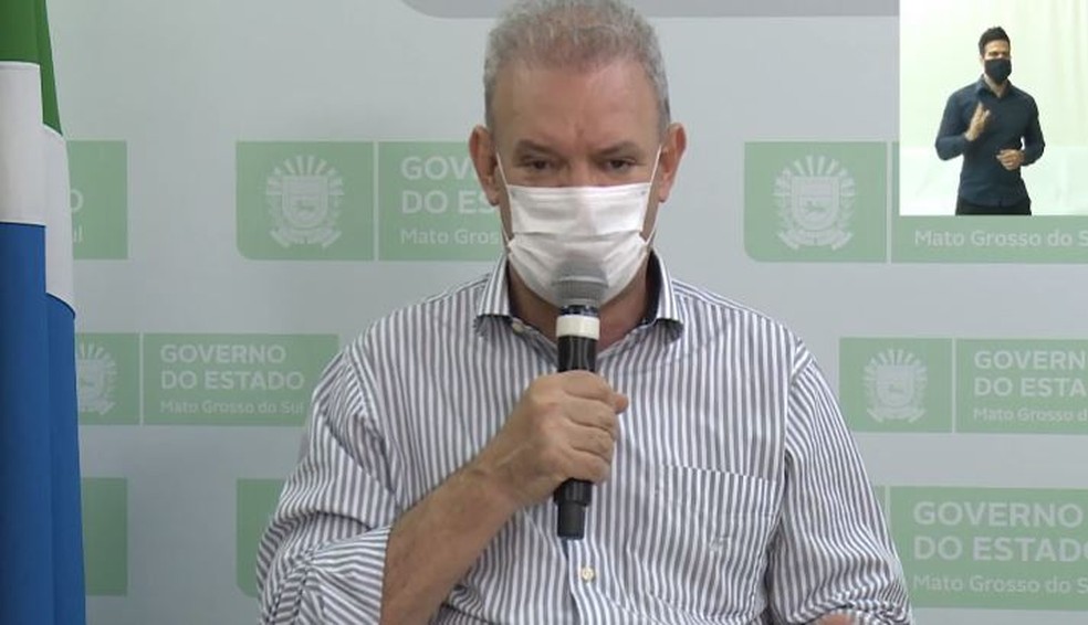 Secretário estadual de Saúde, Geraldo Resende — Foto: Reprodução/G1 MS