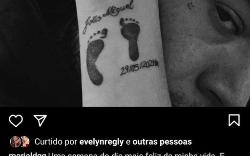 Whindersson Nunes e Maria Lina fazem tatuagem para filho ...