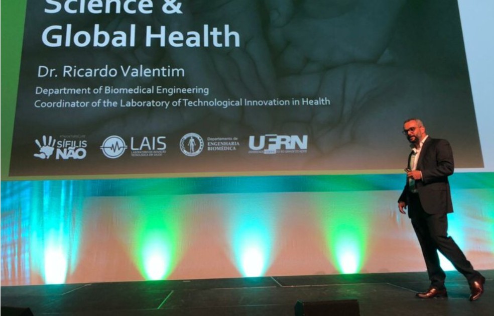 Ricardo Valentim, diretor do Laboratório de Inovação Tecnológica em Saúde da UFRN — Foto: Lais/UFRN