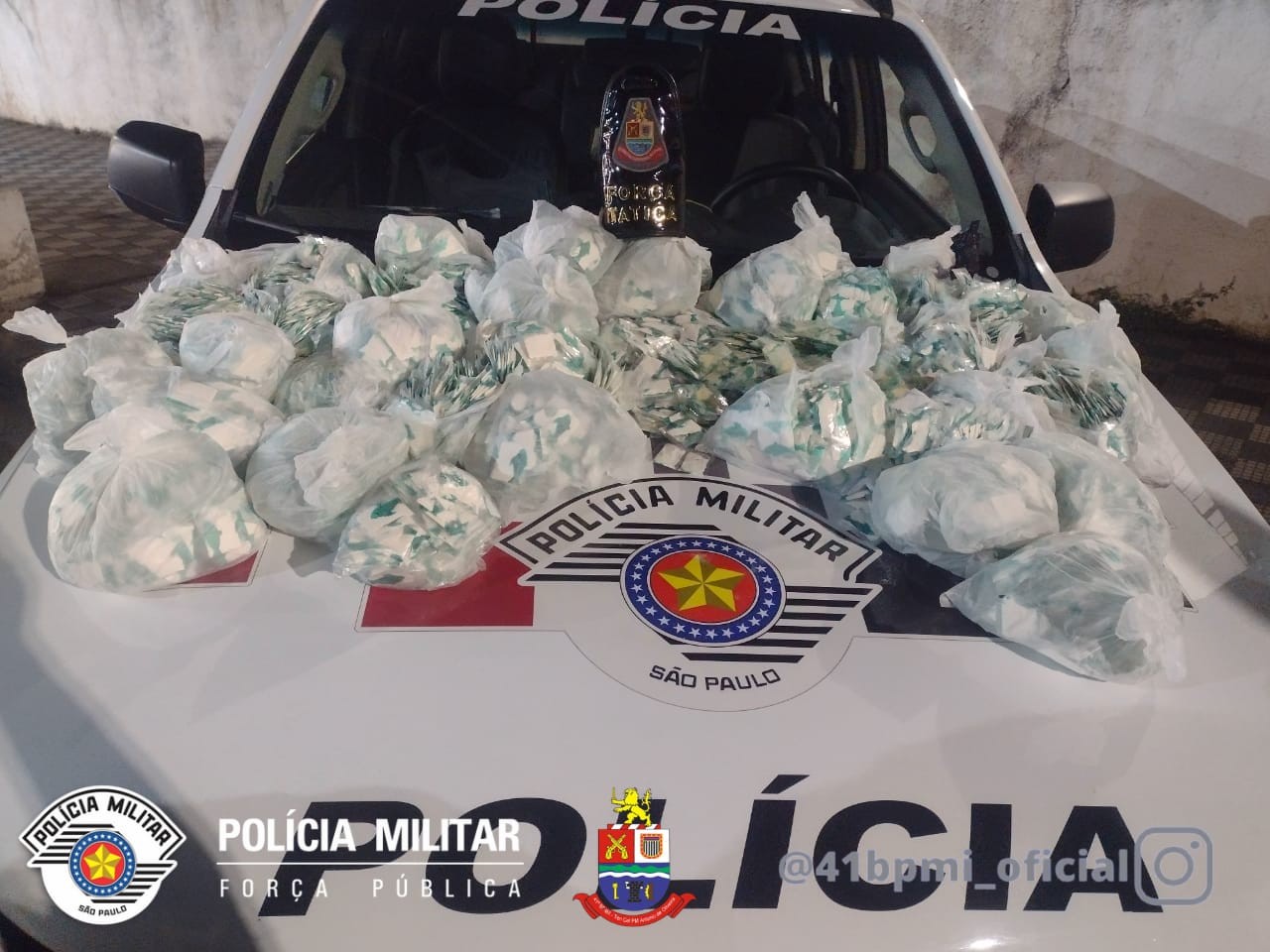 Homem é preso com 18 quilos de cocaína em Jacareí, SP