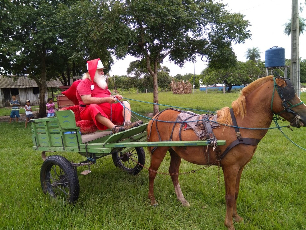 Neste ano, o Papai Noel vai percorrer cerca de 3.200 quilômetros — Foto: Energisa