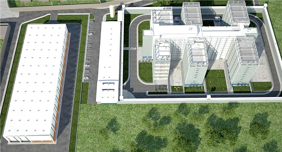 Conjunto Penal Vertical recebe presos de baixa periculosidade e que não integram organizações criminosas — Foto: Divulgação/Seap 