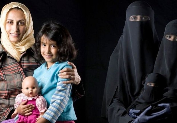 Obra 'Mãe, Filha e Boneca' foi criada em 2010 (Foto: BOUSHRA ALMUTAWAKEL via BBC)