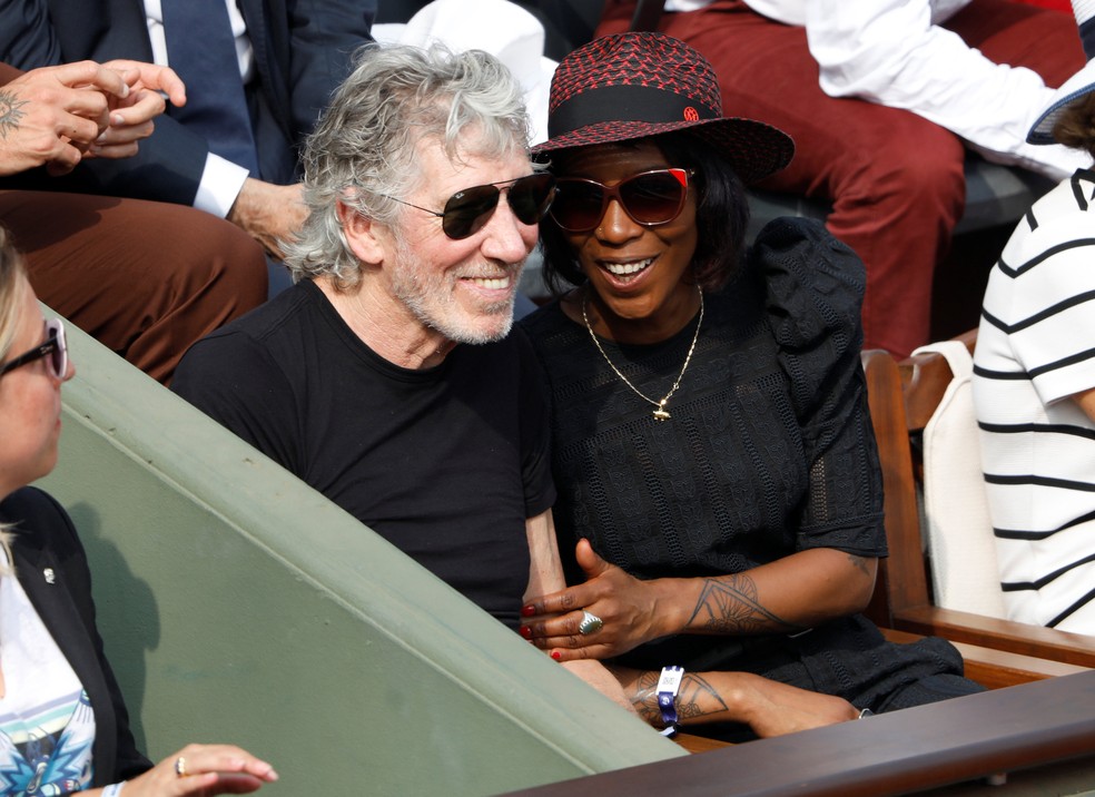 Roger Waters assiste à final de Roland Garros (Foto: Reuters)